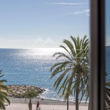 Luxury Apartment With Sea View On The First Line Promenade Des Anglais Niza Exterior foto